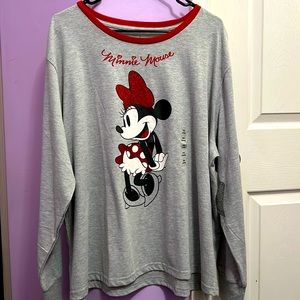 Disney Women’s Long Sleeve Minnie Mouse tee